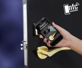 China Cobre L9106/9206-NFC eletrônico das fechaduras da porta do hotel de Rfid mais o polonês do espelho fornecedor