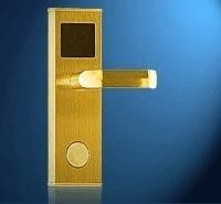China Fechamento sozinho L5118-M1 de Keycard do suporte da casa da fechadura da porta do cartão eletrônico do ouro fornecedor