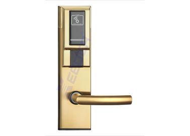 Cartão eletrônico dourado de Mifare 1K S50 das fechaduras da porta do cartão chave exigido